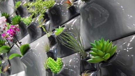 ceramic wallscape planters greenwall
